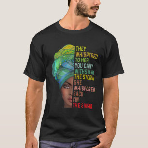 T-shirt Ils M'Ont Jeté La Tempête Mois De L'Histoire Noire