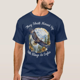 T-shirt Ils Monteront Avec Des Ailes Comme Des Aigles