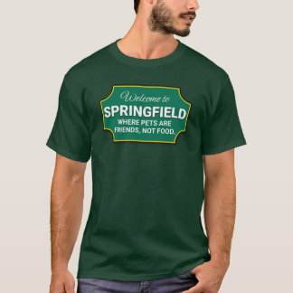 T-shirt Ils Ne Mangent Pas D'Animaux - Springfield Harris 