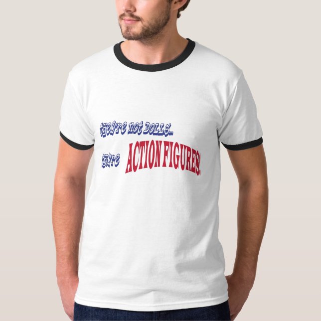 T-shirt Ils ne sont pas des poupées… (Devant)