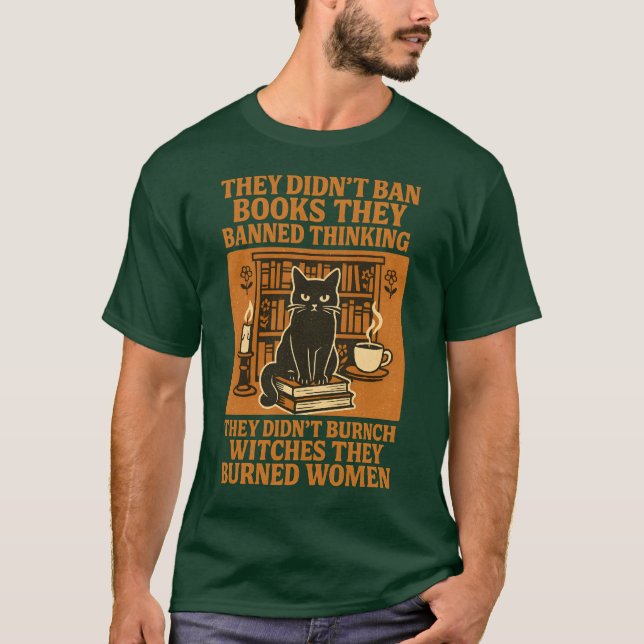 T-shirt Ils n'ont pas interdit les livres qu'ils ont inter (Devant)