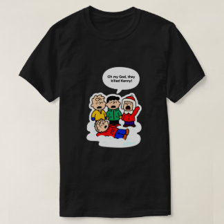 T-shirt Ils ont tué Kenny ! Drôle de mashup de dessin anim