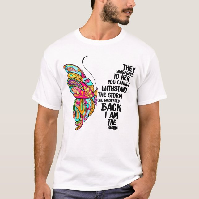 T-shirt Ils pleurent devant elle Tu ne peux pas résister à (Devant)