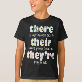T-shirt Ils sont Anglais Grammar Enseignant Pun Gi