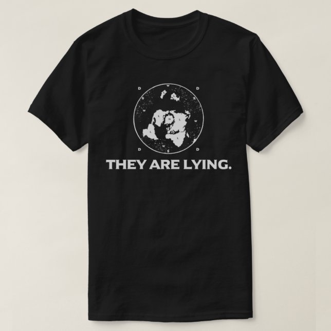 T-shirt Ils sont couché plat théorie de terre classique TS (Design devant)