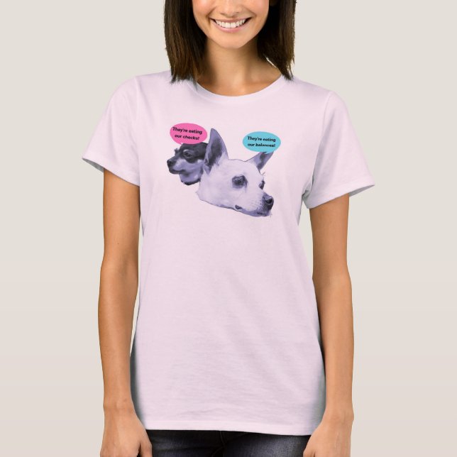 T-shirt Ils sont en train de manger notre démocratie pour  (Devant)