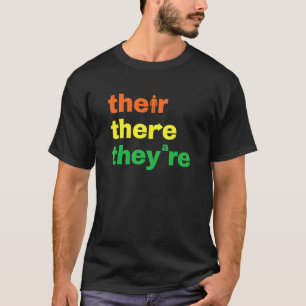 T-shirt Ils sont Grammar Enseignant d'anglais Nerd J