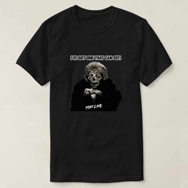 T-shirt Ils viennent surtout la nuit, essentiellement esse (Design devant)