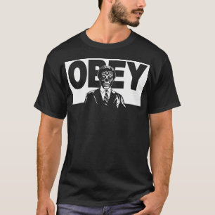 T-shirt Ils vivent Obey Alien