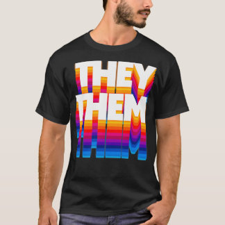 T-shirt IlsEux Pronononononounes Design de style rétro 4
