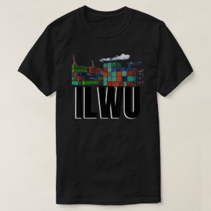 T-shirt Ilwu Container Yard Cloudy Longshore