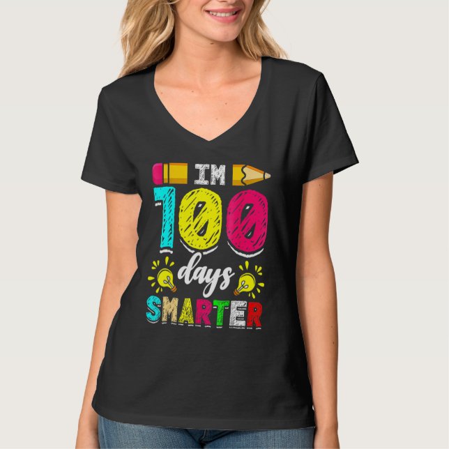 T-shirt I'm 100 Days Smarter Student 100th School Day Chal (Devant)