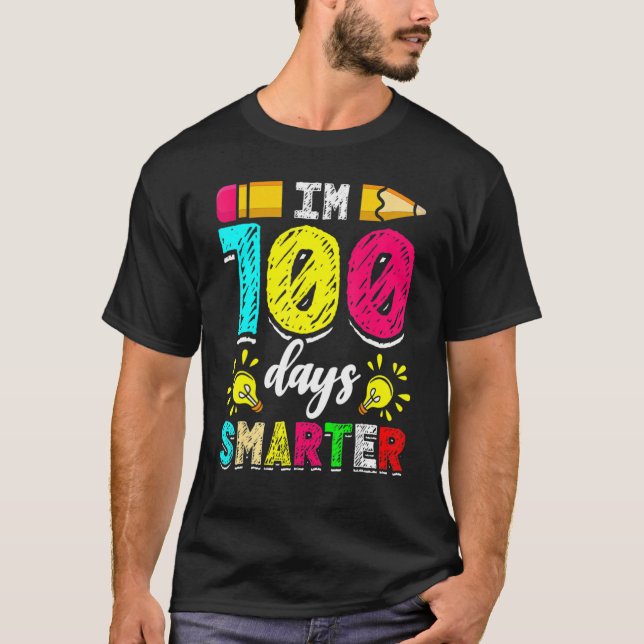 T-shirt I'm 100 Days Smarter Student 100th School Day Chal (Devant)