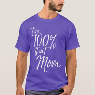 T-shirt Im 100hat Maman Drôle Maman Motheree vinta