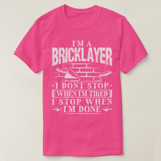 T-shirt Im A Bricklayer Conception de Trowel en Béton pour (Design devant)