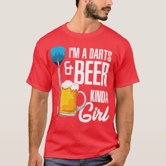 T-shirt Im A Darts Beer Kinda Girl