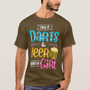 T-shirt Im A Darts Beer Kinda Girl - Drôle Dart Player