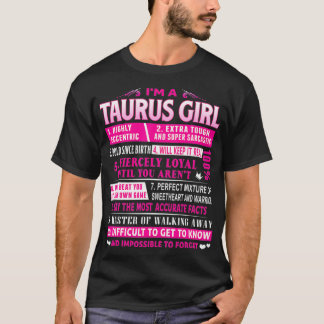 T-shirt I'm A Taurus Girl Taurus Birthday