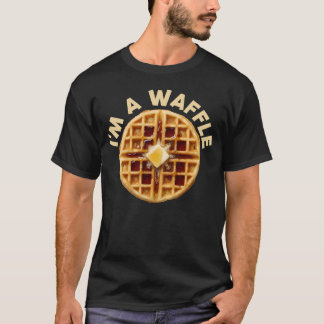 T-shirt I'm A Waffle Costume Breakfast Halloween Waffle