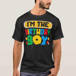 T-shirt Im Anniversaire Jeu Garçon Famille De Jeux