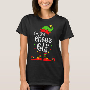 T-shirt im chess elf xmas famille ami cadeau de noël