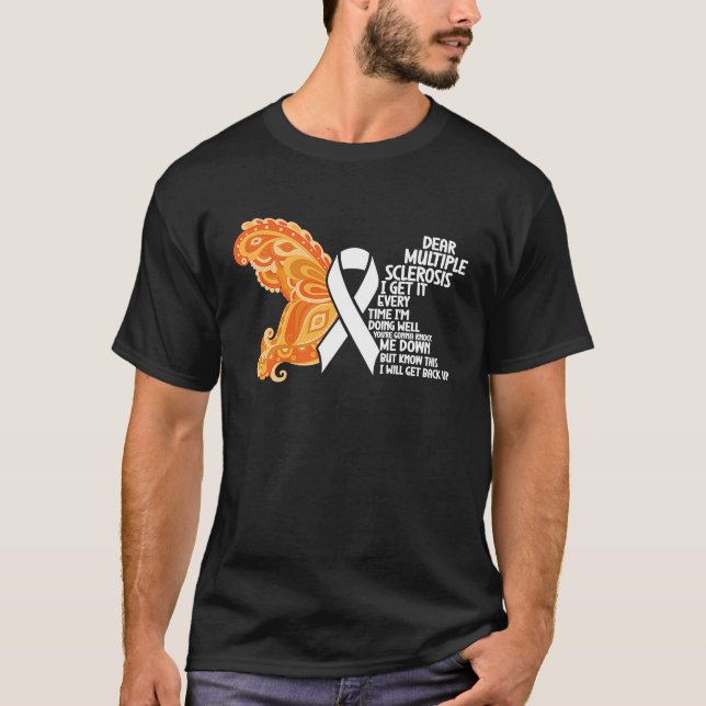 T-shirt I'm Doing Well Multiple Sclerosis Awareness MS War (Devant)