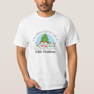T-shirt I'm dreaming of a white Christmas featuring Aslan