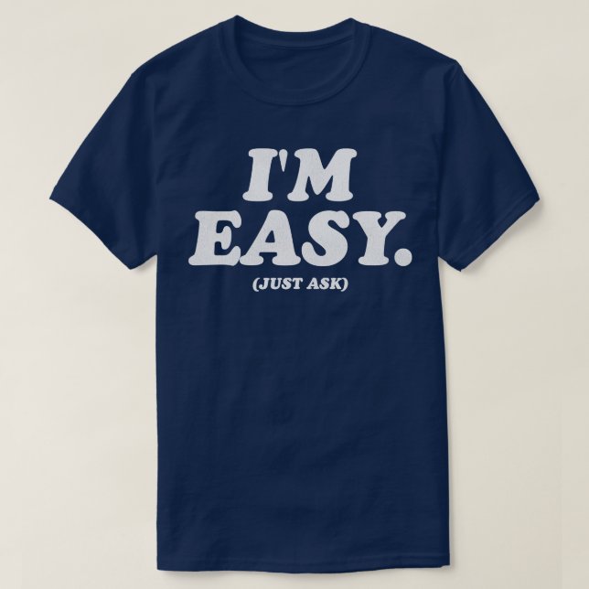 T-shirt Im Facile Poser (Design devant)