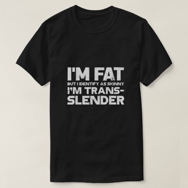 T-shirt Im Gras Mais Identifier Comme Skinny Im Trans minc (Design devant)
