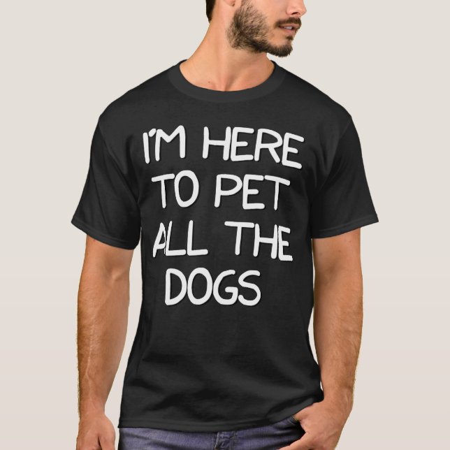 T-shirt Im Hereo Animal Allhe Dogsshirt pour chien et amis (Devant)