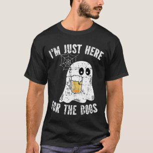 T-shirt I'm Just Here For The Boos Funny Halloween Ghost