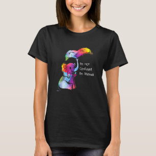 T-shirt Im Pas Confondu Im Bisexuel Rainbow Lgbt Communaut