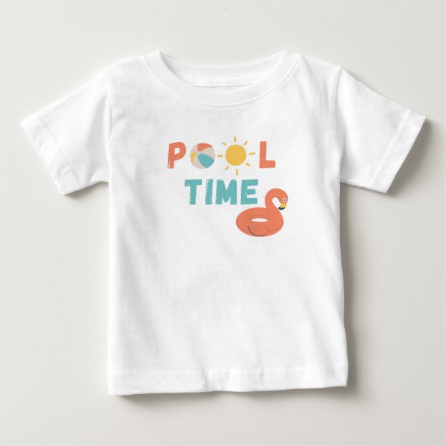 T - Shirt im Pool (Vorderseite)