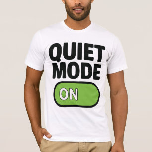 T-Shirt im ruhigen Modus