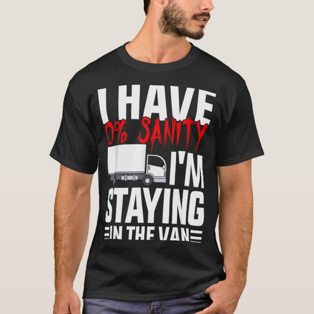 T-shirt I'm Staying In Tha Van Funny Phasmophobia Gamer Wo (Devant)