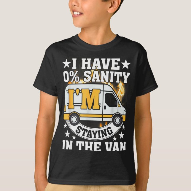 T-shirt I'm Staying In Tha Van Funny Phasmophobia Women Ma (Devant)