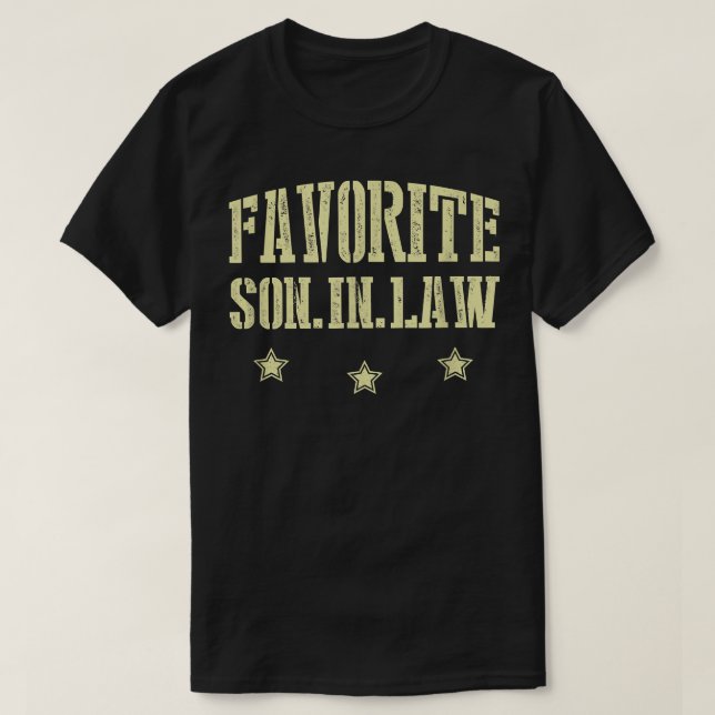 T-shirt I'm The Favorite Son In Law  Awesome Gift Ideas  (Design devant)