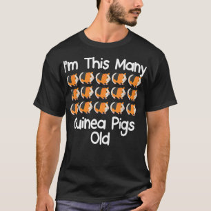 T-shirt Im This Many cobayes Vieux 15 ans anniversaire