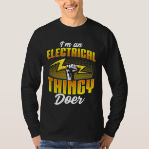 T-shirt Im Un Électricien De Porte À Thinges Électrique