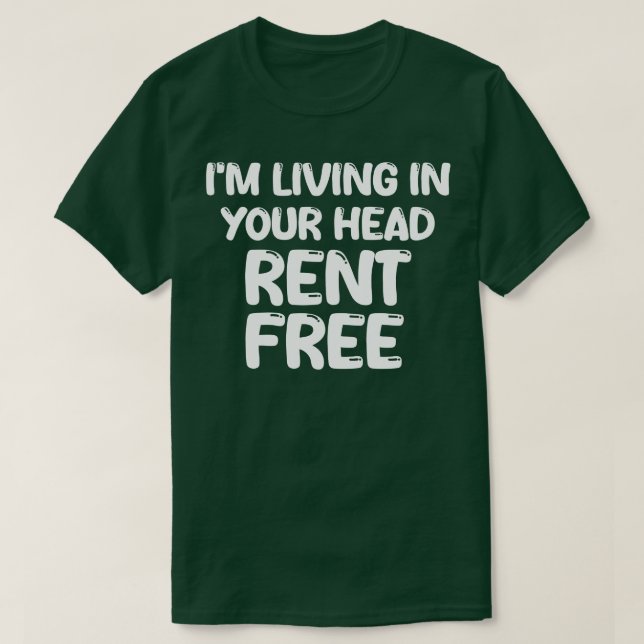 T-shirt im vivant votre tête location gratuite 1 (Design devant)