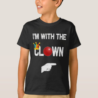 T-shirt I'm with the clown Halloween Costumes