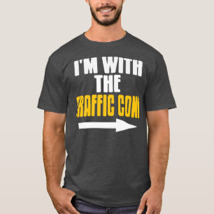 T-shirt I'm With The Traffic Cone Costume Funny Halloween