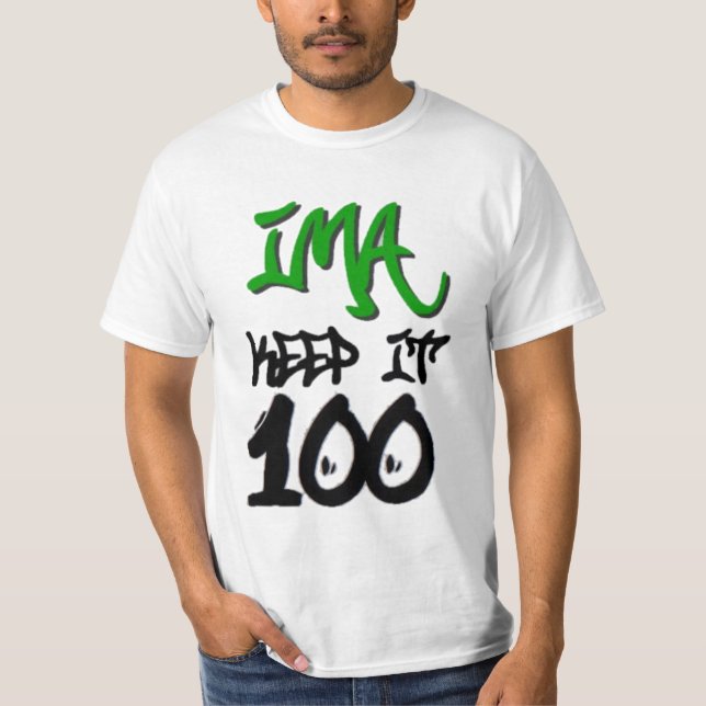 T-shirt Ima le gardent la pièce en t 100 (Devant)