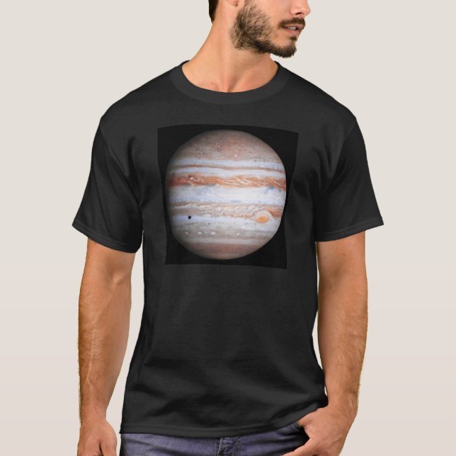 T-shirt Image AUGMENTÉE de la NASA de flyby de Jupiter (Devant)