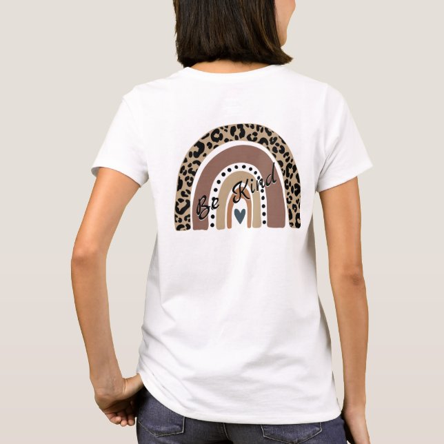 T-shirt Image avant et arrière - Leopard Arc-en-ciel - Soy (Dos)