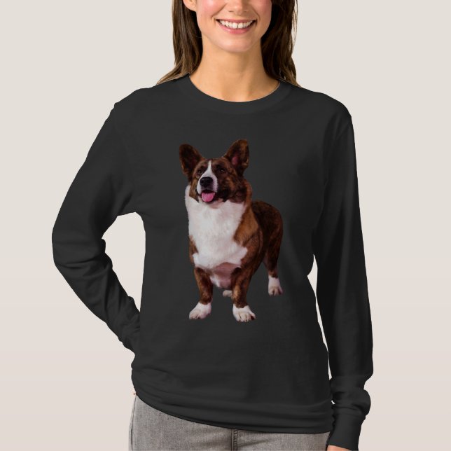 T-shirt Image de Cardigan Welsh Corgi (Devant)