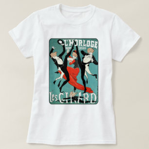 T-shirt Image de danse de Nouveau d'art par Jules Cheret