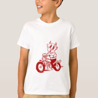 Image de dessin adorable Red Bike Rider