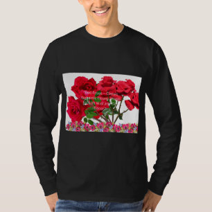T-shirt Image de fleur de rose naturelle - Jardin botaniqu