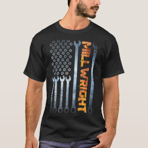 T-shirt Image de Millwright au dos de vêtements Premium _1